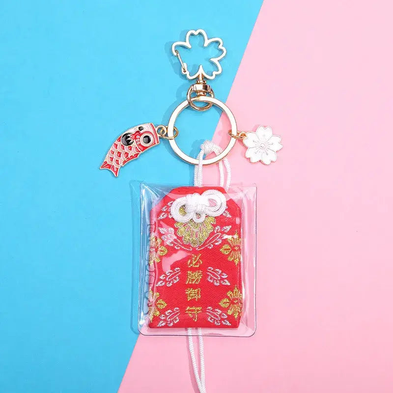 Lucky Charms Victory Red Omamori
