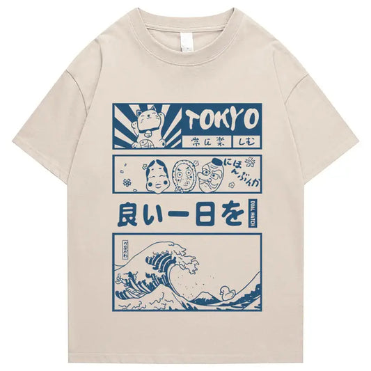 Pop Vintage Cartoon Japanese T-Shirt