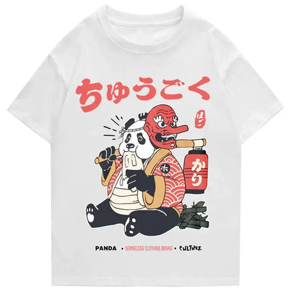 Tengu Panda Kanji T-Shirt