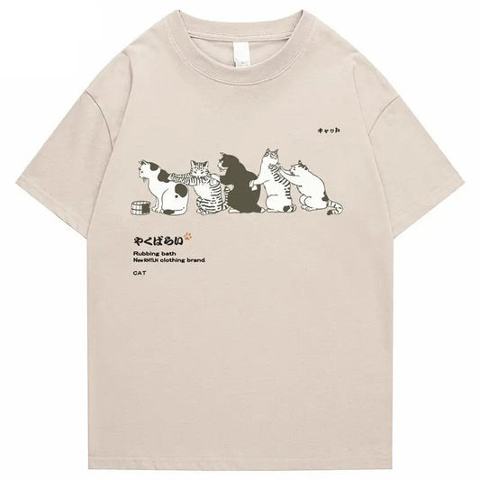 Funny Cats Rubbing T-Shirt